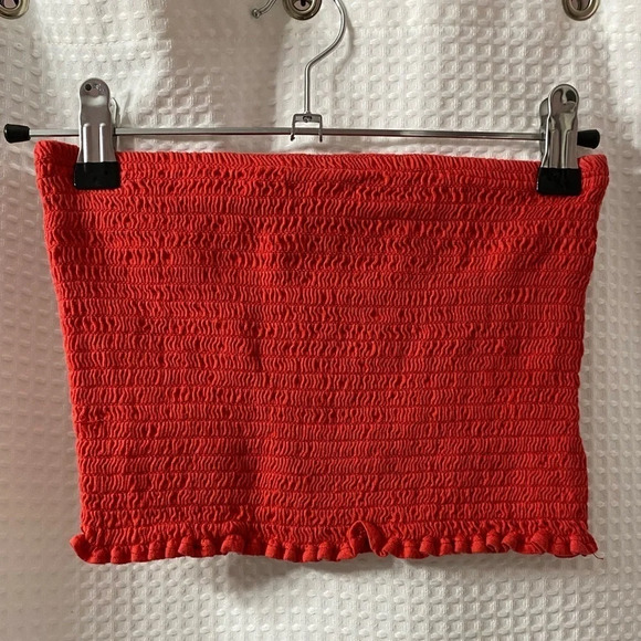 NWOT Express One Eleven Smocked Tube Top - Picture 1 of 3